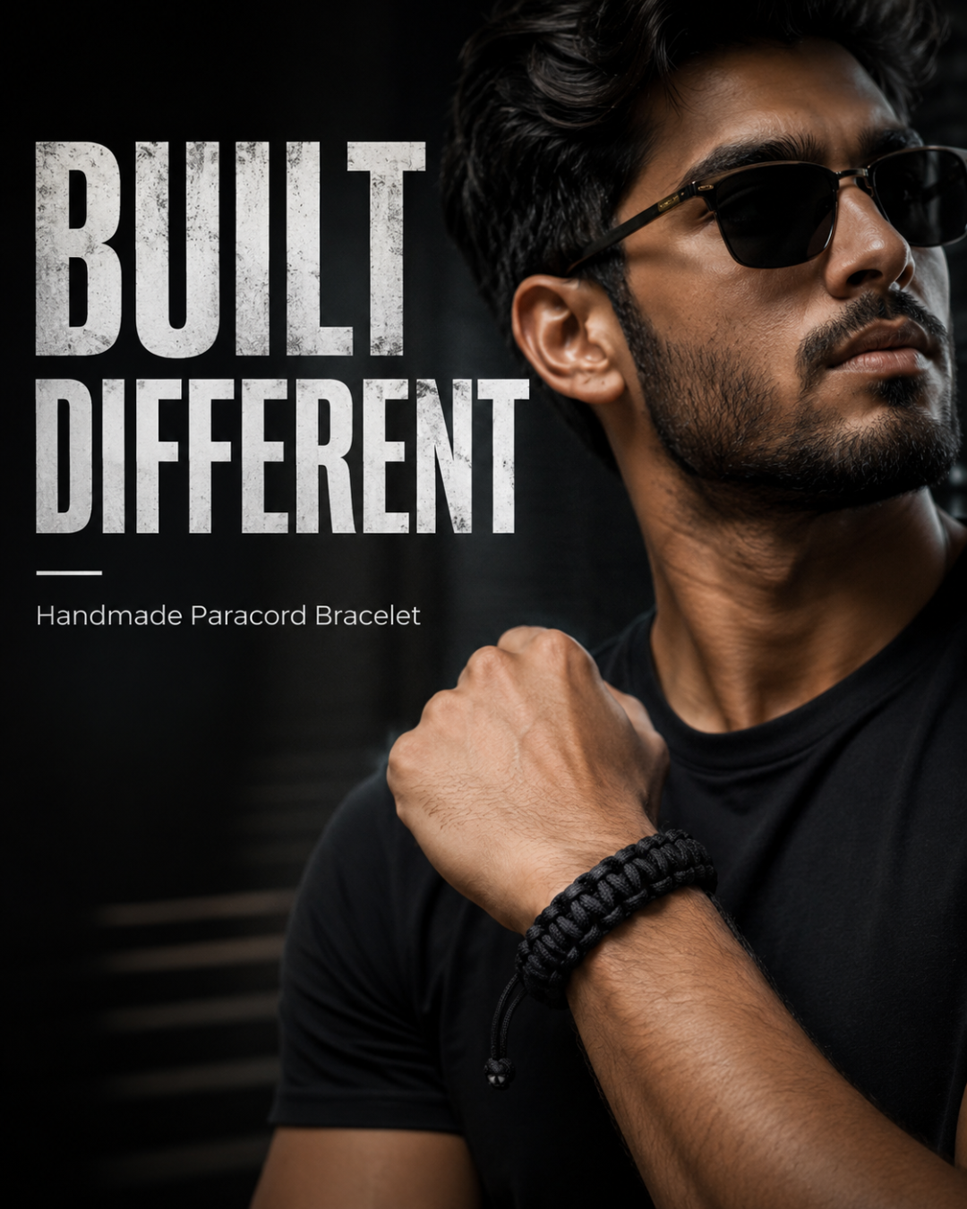 Handmade 550 paracord bracelets by Giraa, Pakistan
