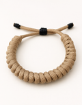 Raml sand spiral paracord bracelet for men, handmade by Giraa in Pakistan