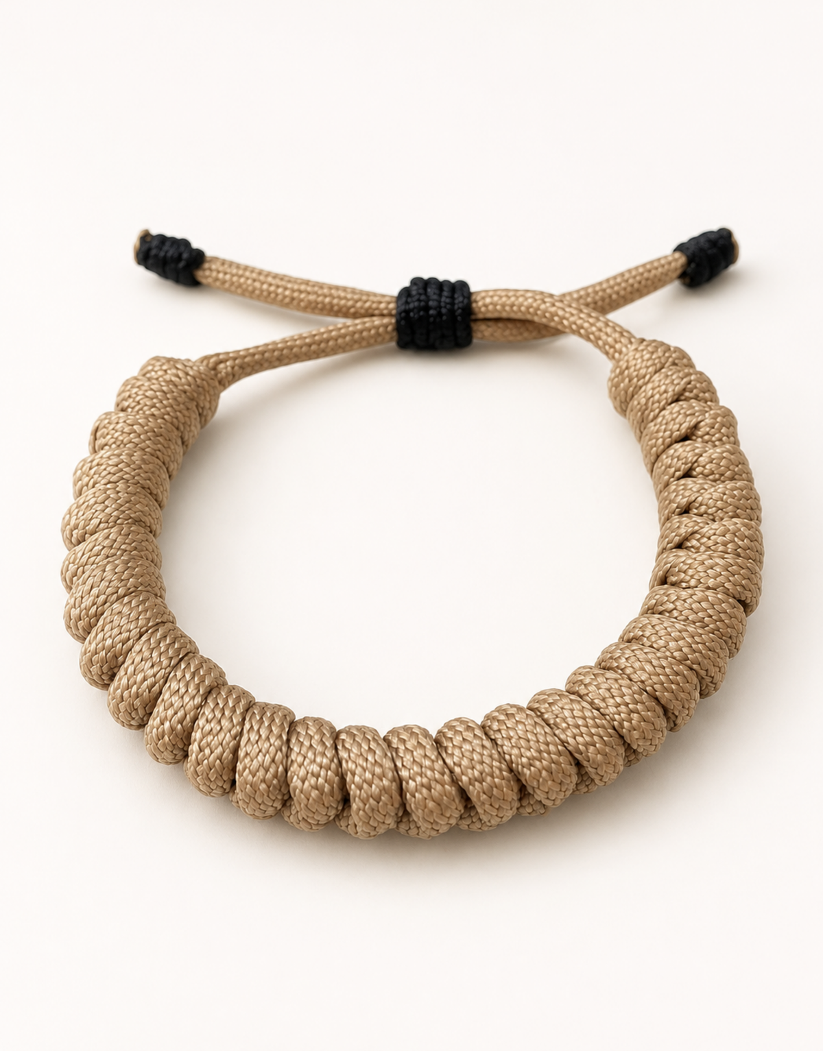 Raml sand spiral paracord bracelet for men, handmade by Giraa in Pakistan