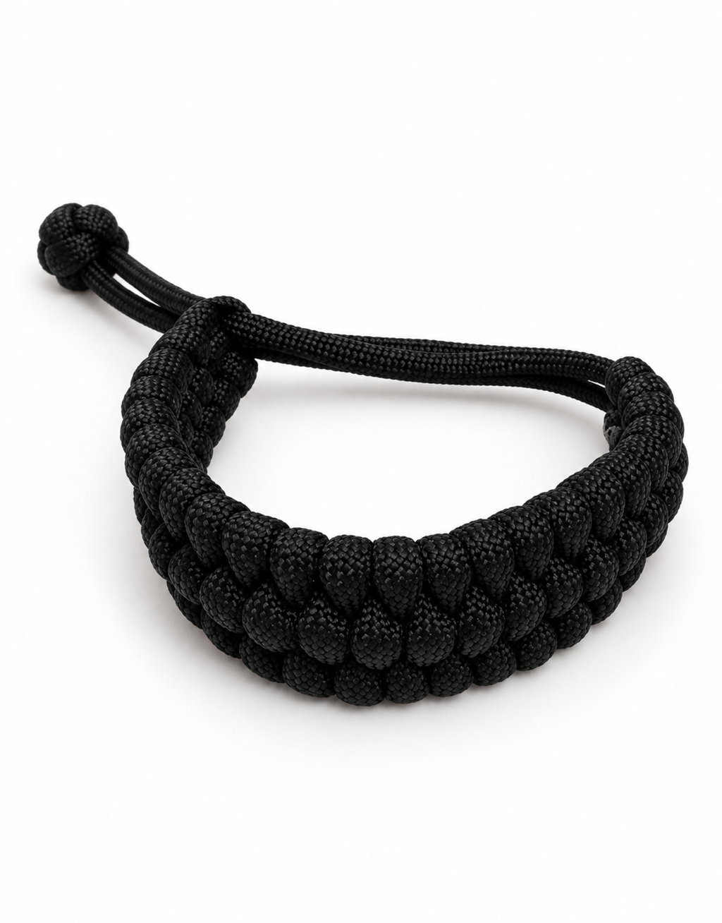 Musallas black triple paracord bracelet by Giraa