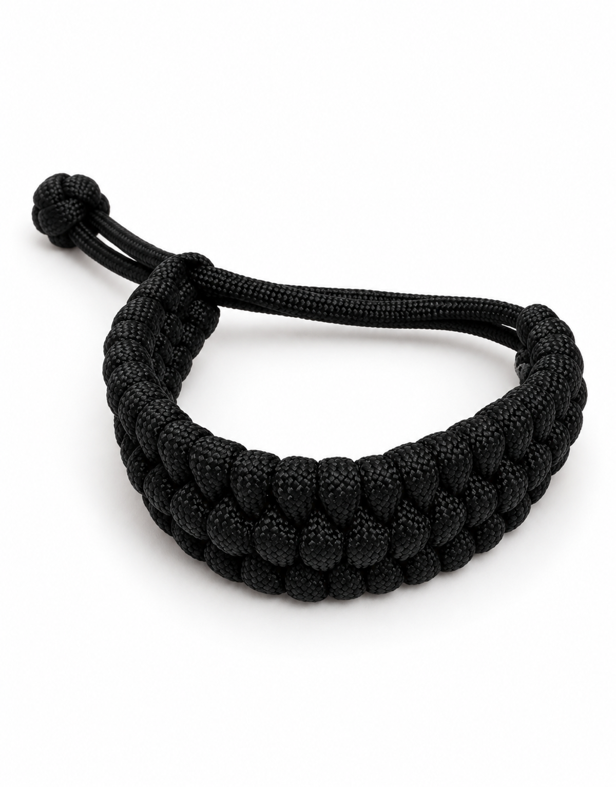 Musallas black triple paracord bracelet by Giraa