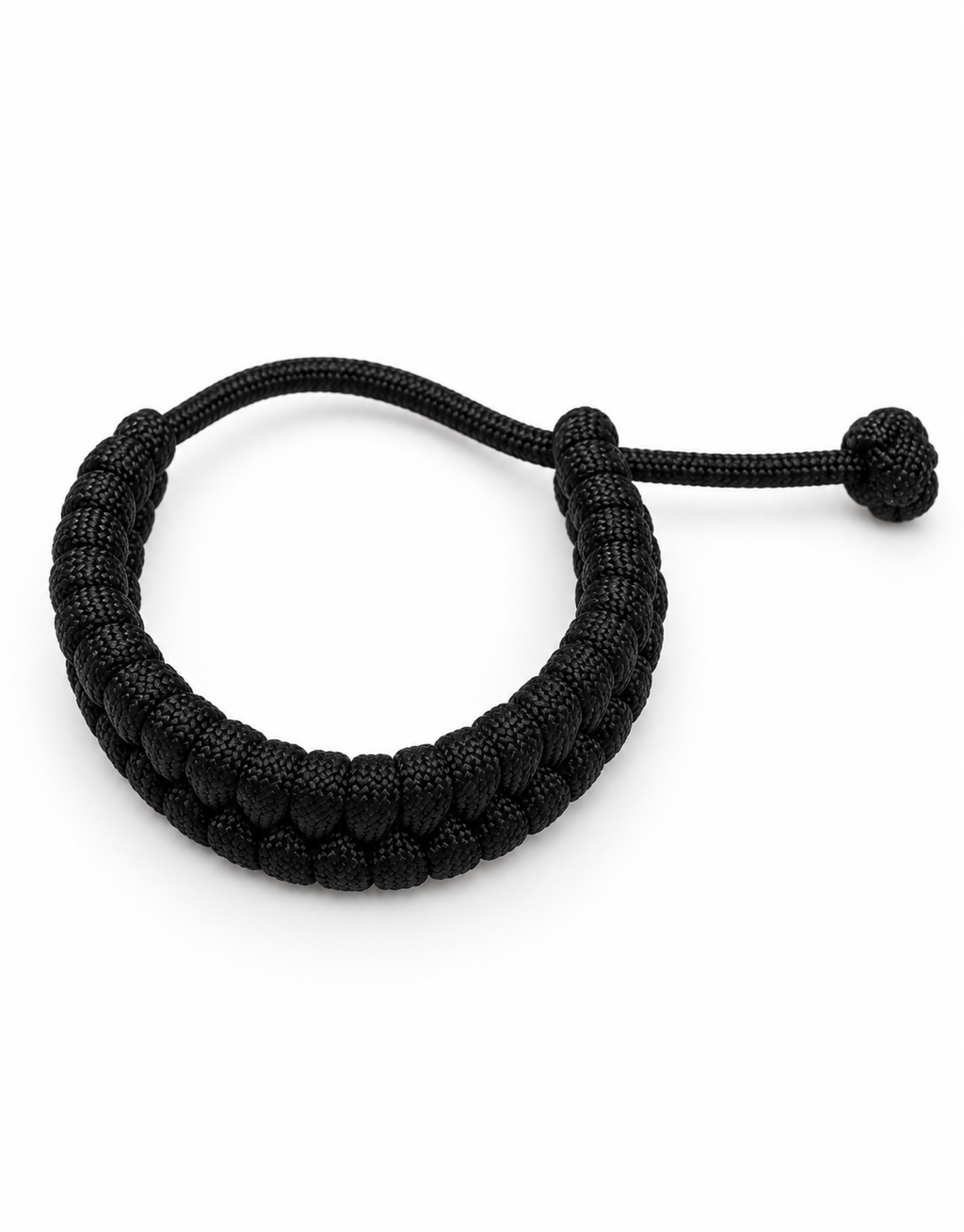 Juft black double paracord bracelet by Giraa