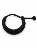 Juft black double paracord bracelet by Giraa