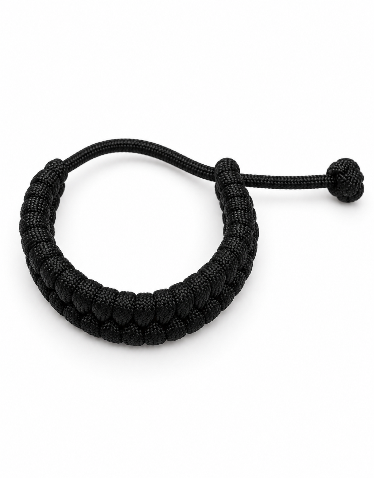 Juft black double paracord bracelet by Giraa